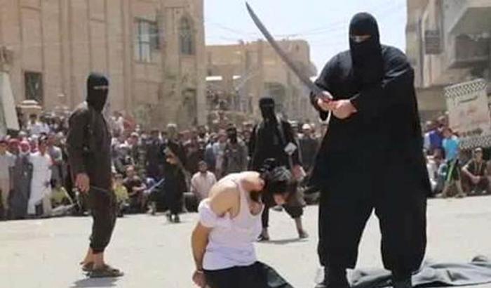 Una decapitazione fatta dall'Isis