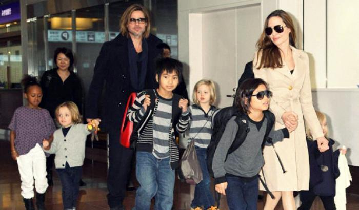 Il primo incontro di Brad Pitt con i figli dopo la richiesta di divorzio