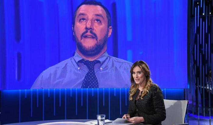 033248-confronto-tv-a-la7-tra-boschi-e-salvini Confronto tv a La7 tra Boschi e Salvini