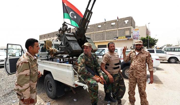 Milizie libiche a Tripolo