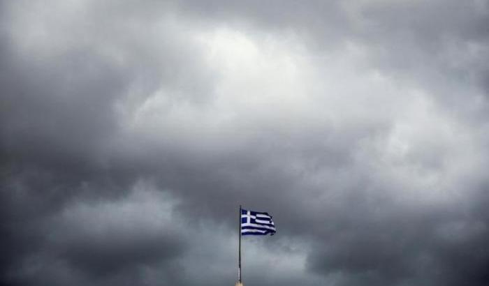 Bandiera greca. REUTERS/Alkis Konstantinidis/File Photo