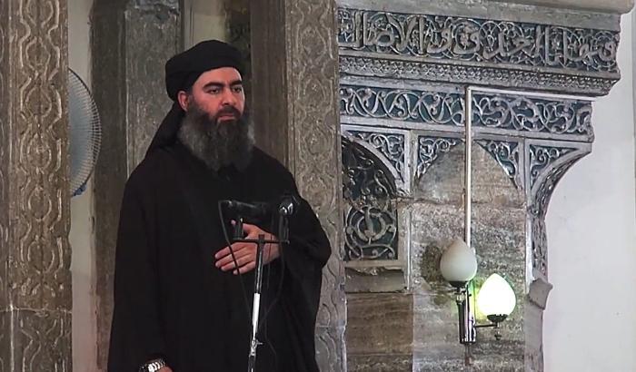 0336F3-abu-bakr-al-baghdadi-immagine-d-archivio Abu Bakr al-Baghdadi, immagine d'archivio