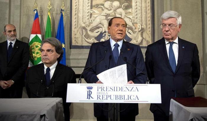 Berlusconi da Mattarella: “No a larghe intese. Legge elettorale e poi voto”