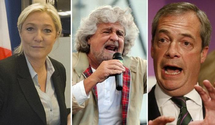 Grillo come Farage e Le Pen: abolire Schengen
