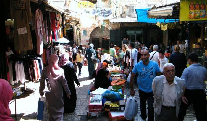 Il mercato arabo a Gerusalemme