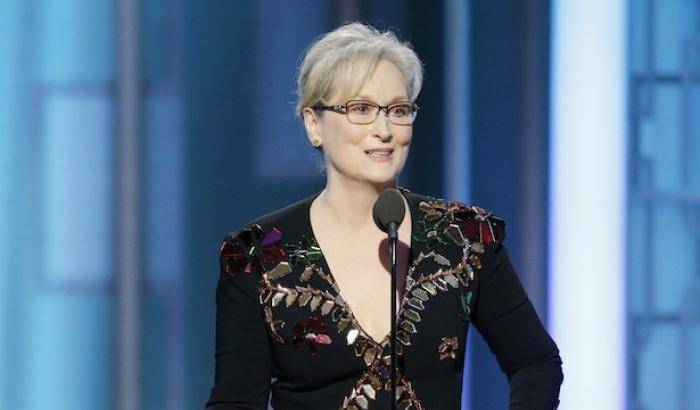 Lo strepitoso discorso di Meryl Streep: attacca Trump e ricorda Carrie Fisher