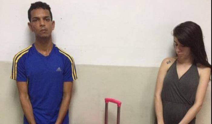 Venezuela, mette il fidanzato in valigia per farlo evadere