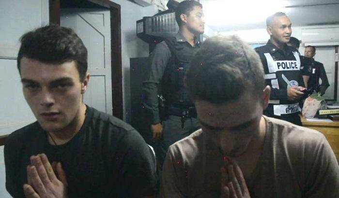Tobias Gamper e Ian Gerstgrasser, i due turisti italiani arrestati in Thailandia