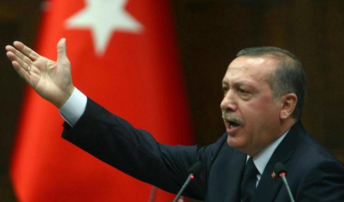 Il presidente della Turchia Erdogan