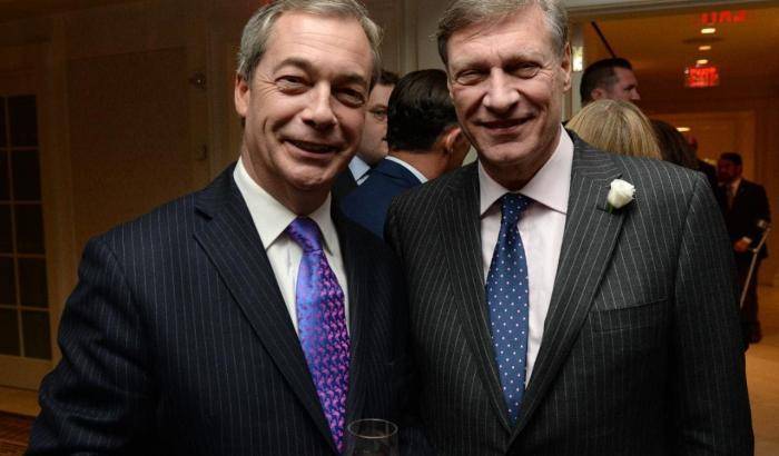 Ted Malloch e Farage