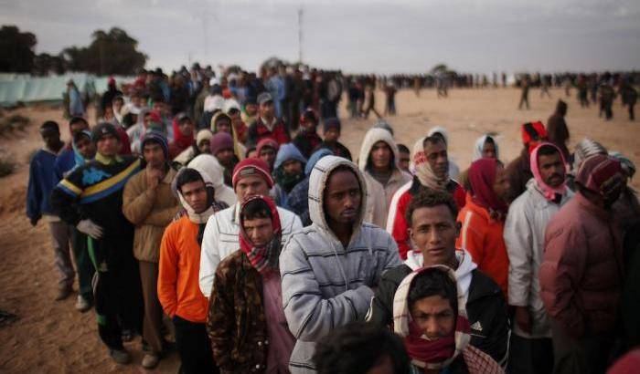 Migranti in fuga dalla Libia