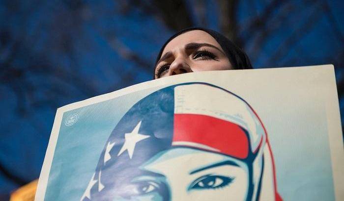 Proteste alla Casa Bianca contro il Muslim Ban
