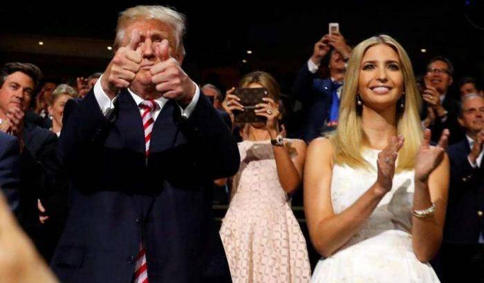 Trump con la figlia Ivanka