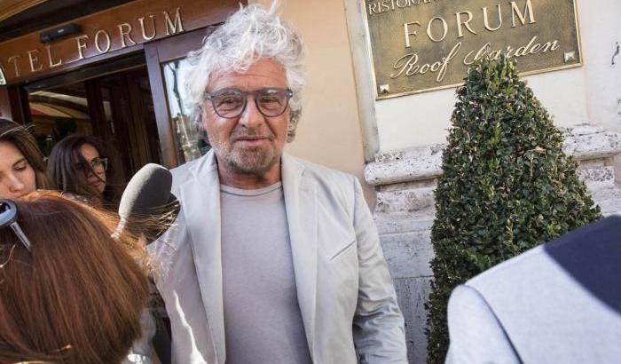 Beppe Grillo a Roma