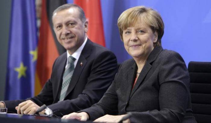 Angela Merkel e Erdogan