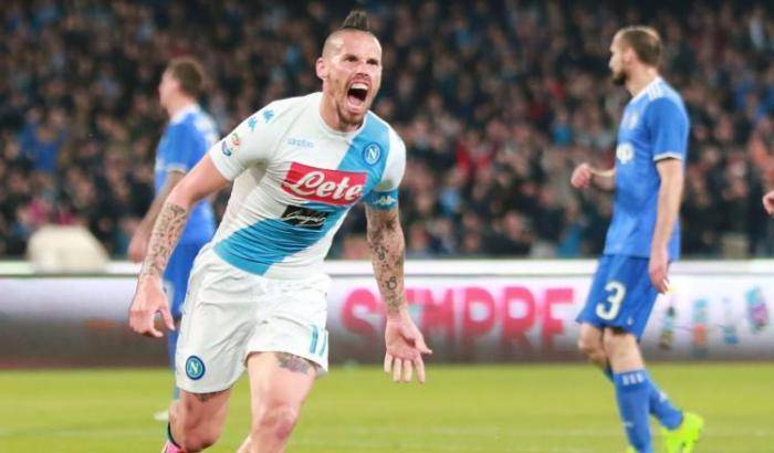 Il Napoli mette paura alla Juve: 1-1 a viso aperto