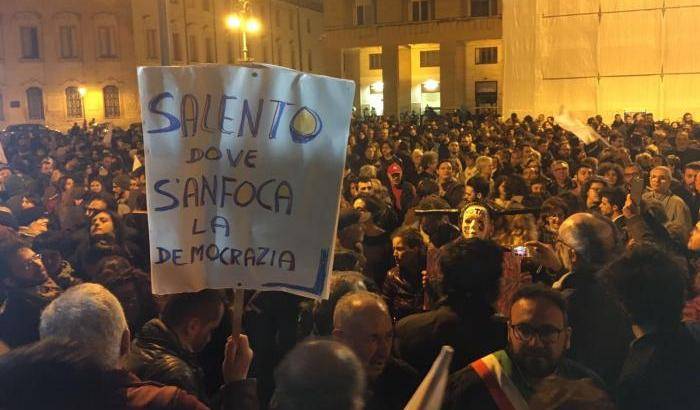 A Lecce protesta No Tap dei salentini