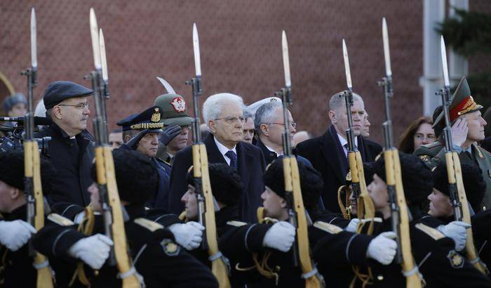 Sergio Mattarella in visita in Russia