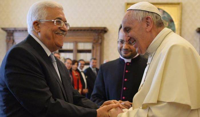 L'incontro tra Abu Mazen e Papa Francesco