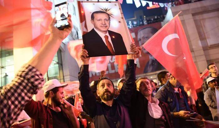 Sostenitori di Erdogan