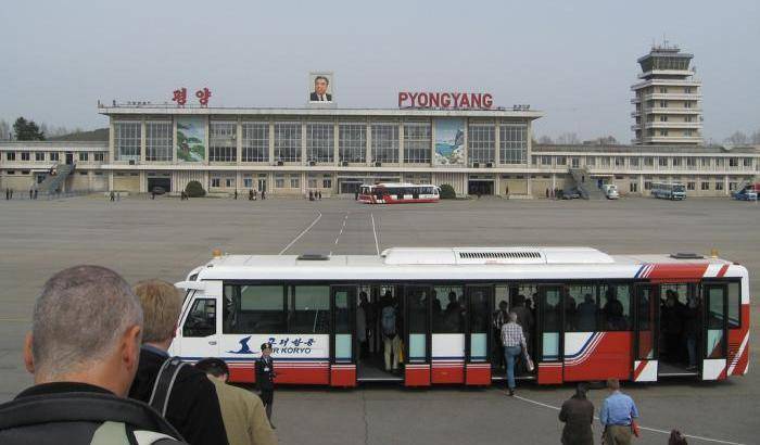 L'aeroporto di Pyongyang
