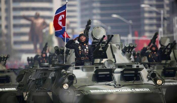 La parata militare a Pyongyang