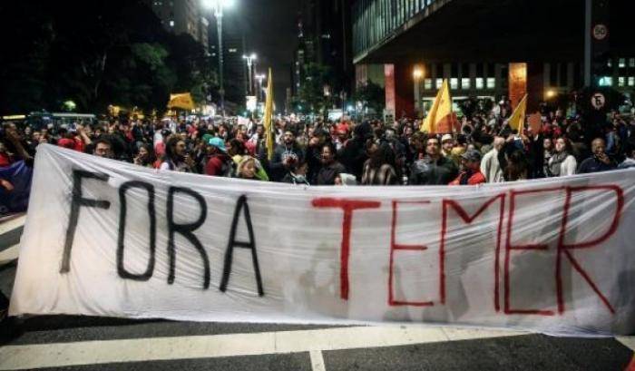 Il Brasile detesta Temer: l'87% degli elettori non voterà il suo candidato