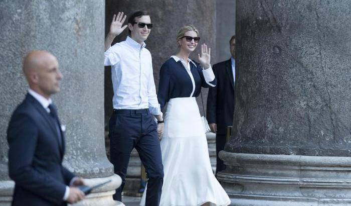 Jared Kushner e Ivanka Trump al Pantheon a Roma