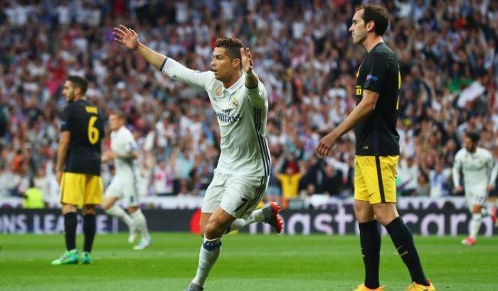 Al Bernabeu Ronaldo spazza via con una tripletta l’Atletico Madrid