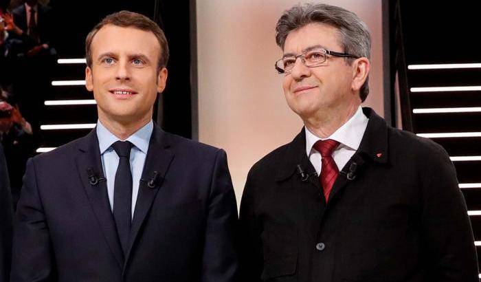 L'antifascismo ha prevalso: il 43% degli elettori di Melenchon ha votato Macron
