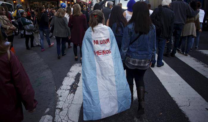 Una manifestazione #NiUnaMenos