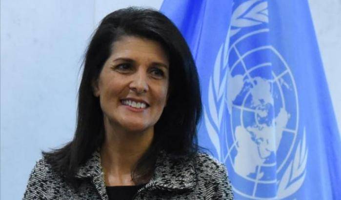 L'ambasciatrice statunitense alle Nazioni Unite, Nikki Haley