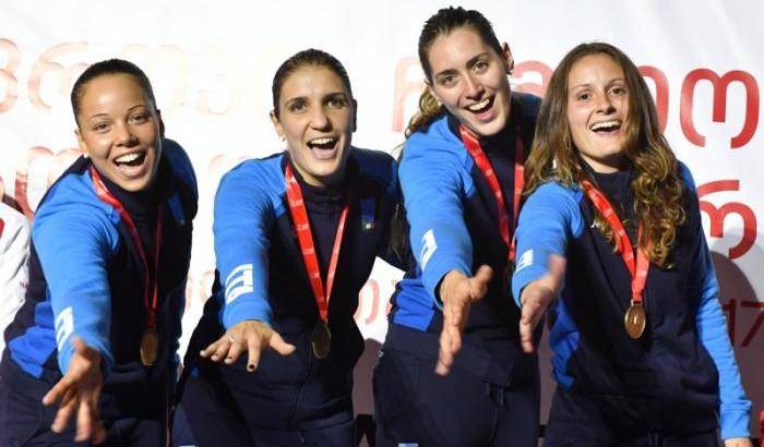Agli Europei di Tbilisi l'Italia della scherma segna il record di medaglie