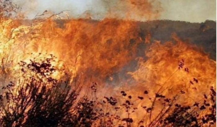 La siccità moltiplica il rischio incendi