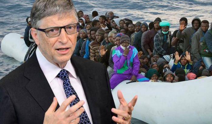 Bill Gates come Salvini: "Pi&ugrave; sarete generosi, sempre pi&ugrave; africani arriveranno in Europa"