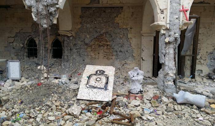 Chiesa cristiana in Medio Oriente distrutta dall'Isis