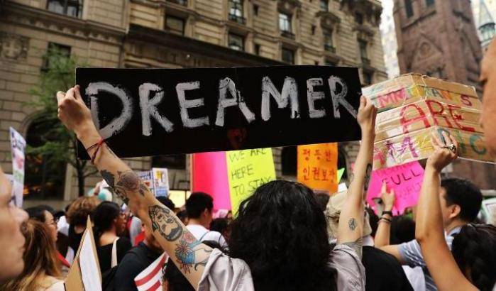 La manifestazione dei "Dreamers" negli Stati Uniti
