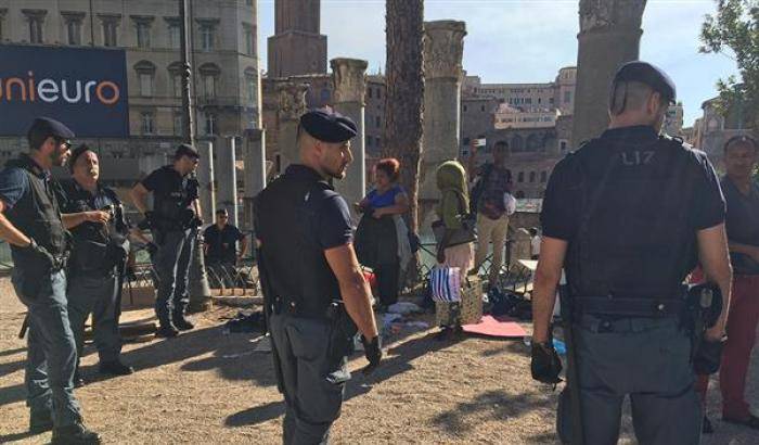 Roma, nuovo sgombero per i rifugiati di via Curtatone: 