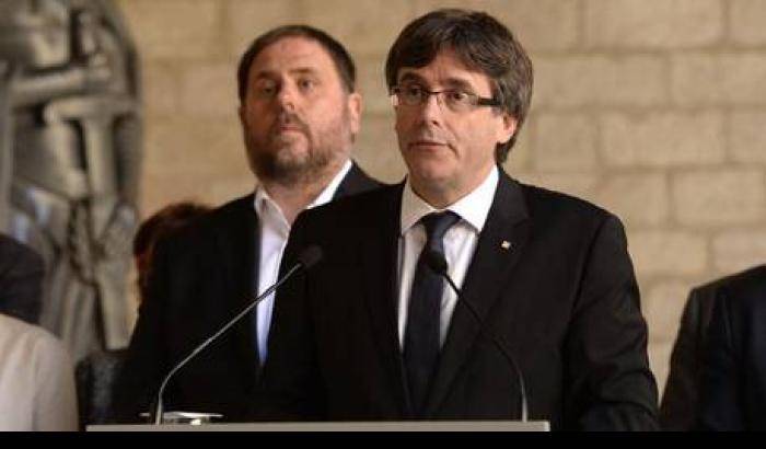 Dopo gli arresti il presidente della Generalitat accusa governo: è totalitarismo