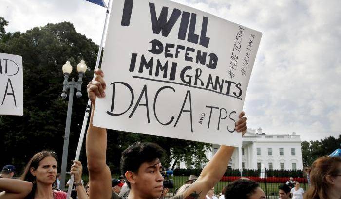 Manifestazione contro Donald Trump