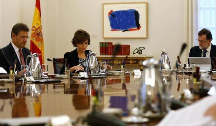 La riunione del governo presieduto da Mariano Rajoy