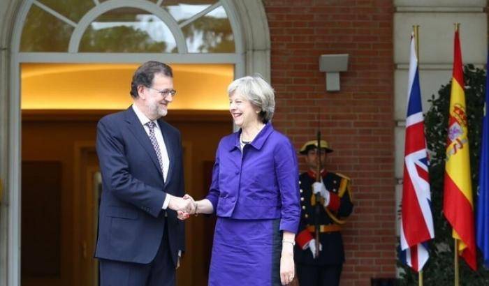 Mariano Rajoy e Theresa May