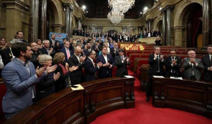 Sessione del parlamento catalano