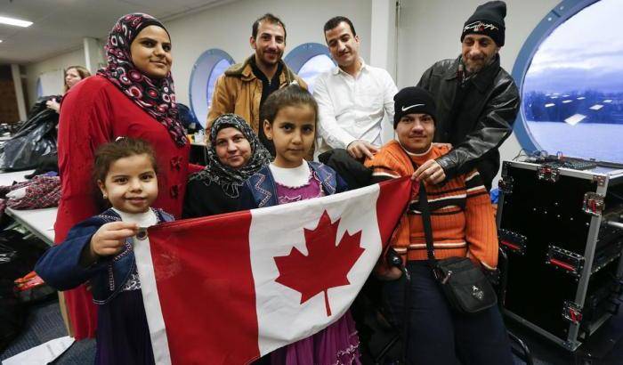 Migranti siriani arrivati in Canada