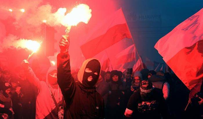 La marcia nazista a Varsavia