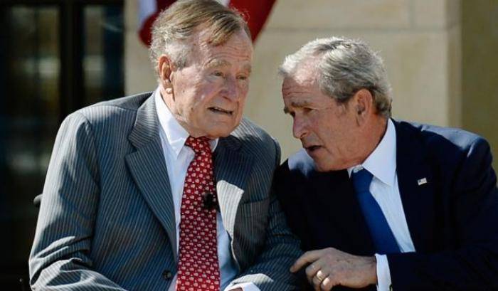 George H.W. Bush e il figlio