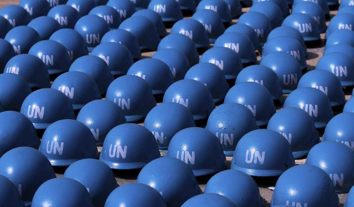 I caschi dei Peacekeeper in Congo