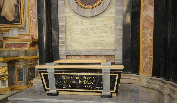 La Cappella di San Bernardo, dove stata accolta la salma della regina Elena e dove troveranno posto nel loculo accanto le spoglie di Vittorio Emanuele III di Savoia, Vicoforte (Cuneo)