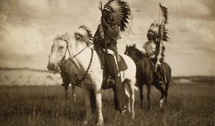 Sioux, in una foto d'archivio dei primi del Novecento