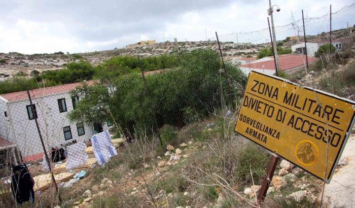 L'hotspot di Lampedusa